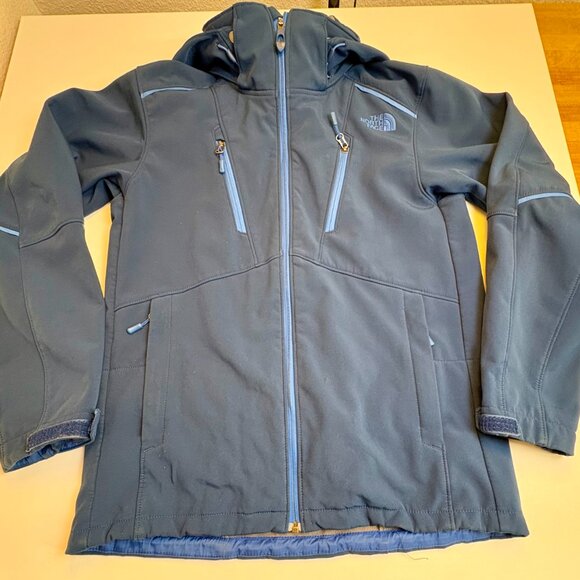 The North Face Apex Bionic Softshell Jacket Blue Mens Small - Picture 2 of 9